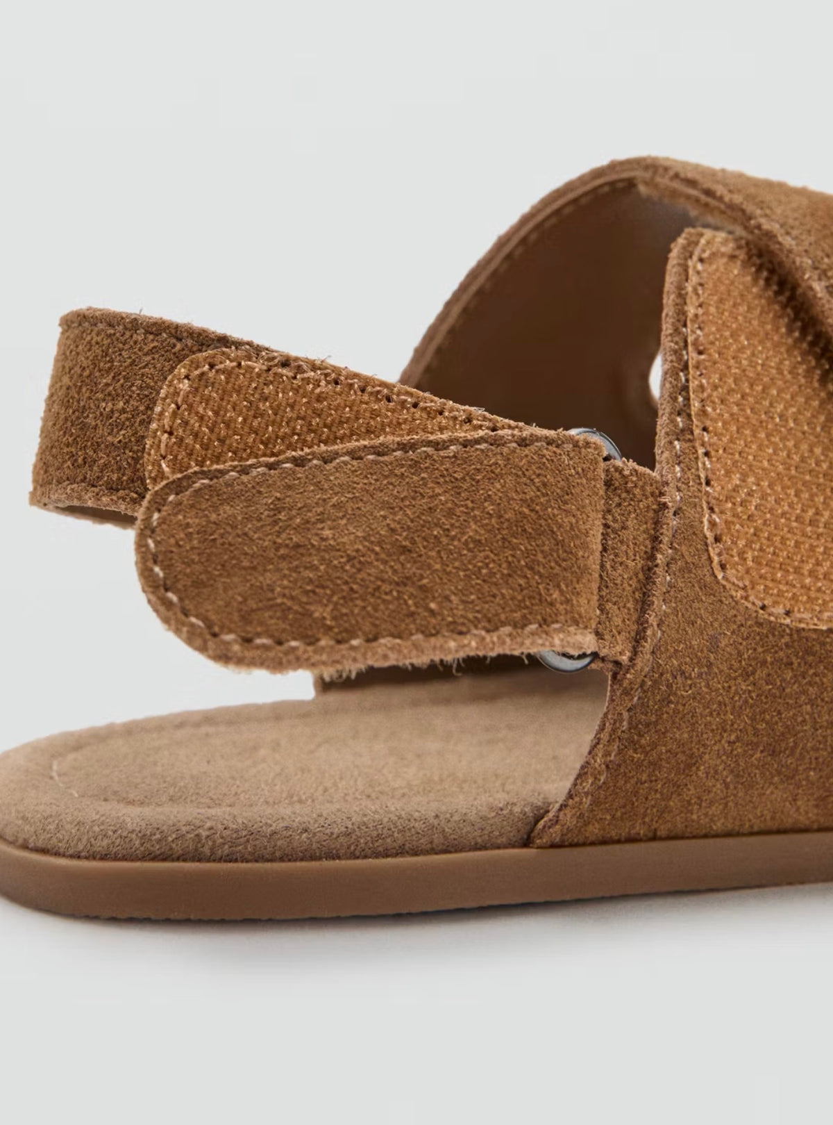 MANGO Kids’ Leather Sandals with Straps