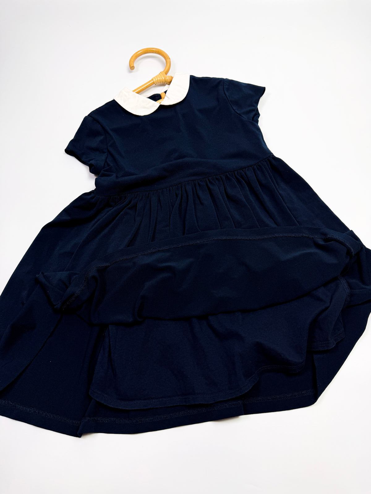 Ralph Lauren Navy Peter Pan Collar Dress