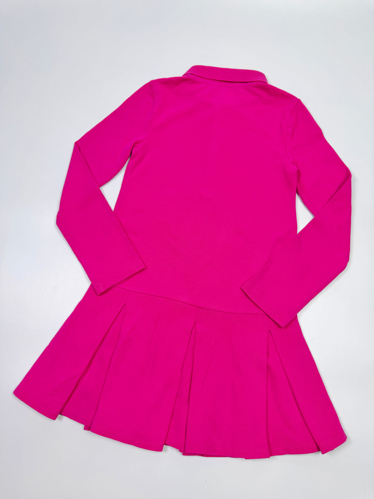 Polo Ralph Lauren Hot Pink Long-Sleeve Polo Dress