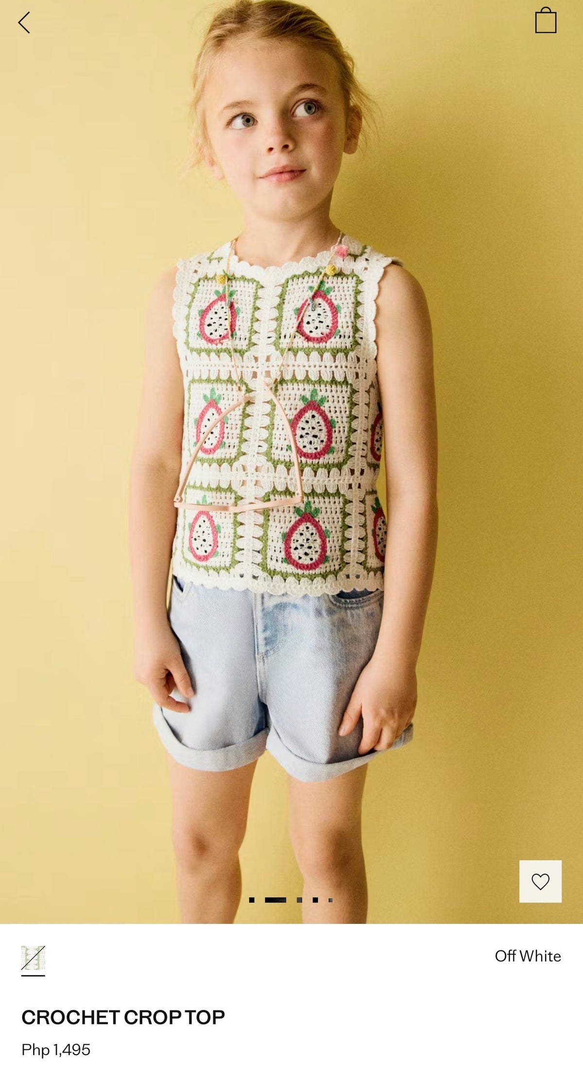 MANGO Crochet Top