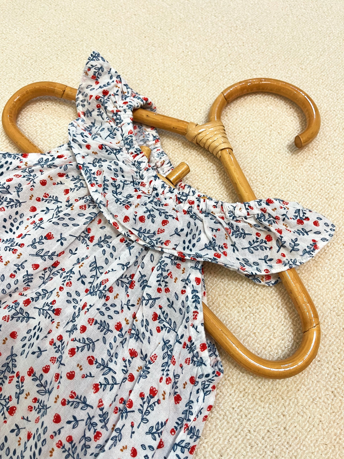 Floral Ruffle Romper