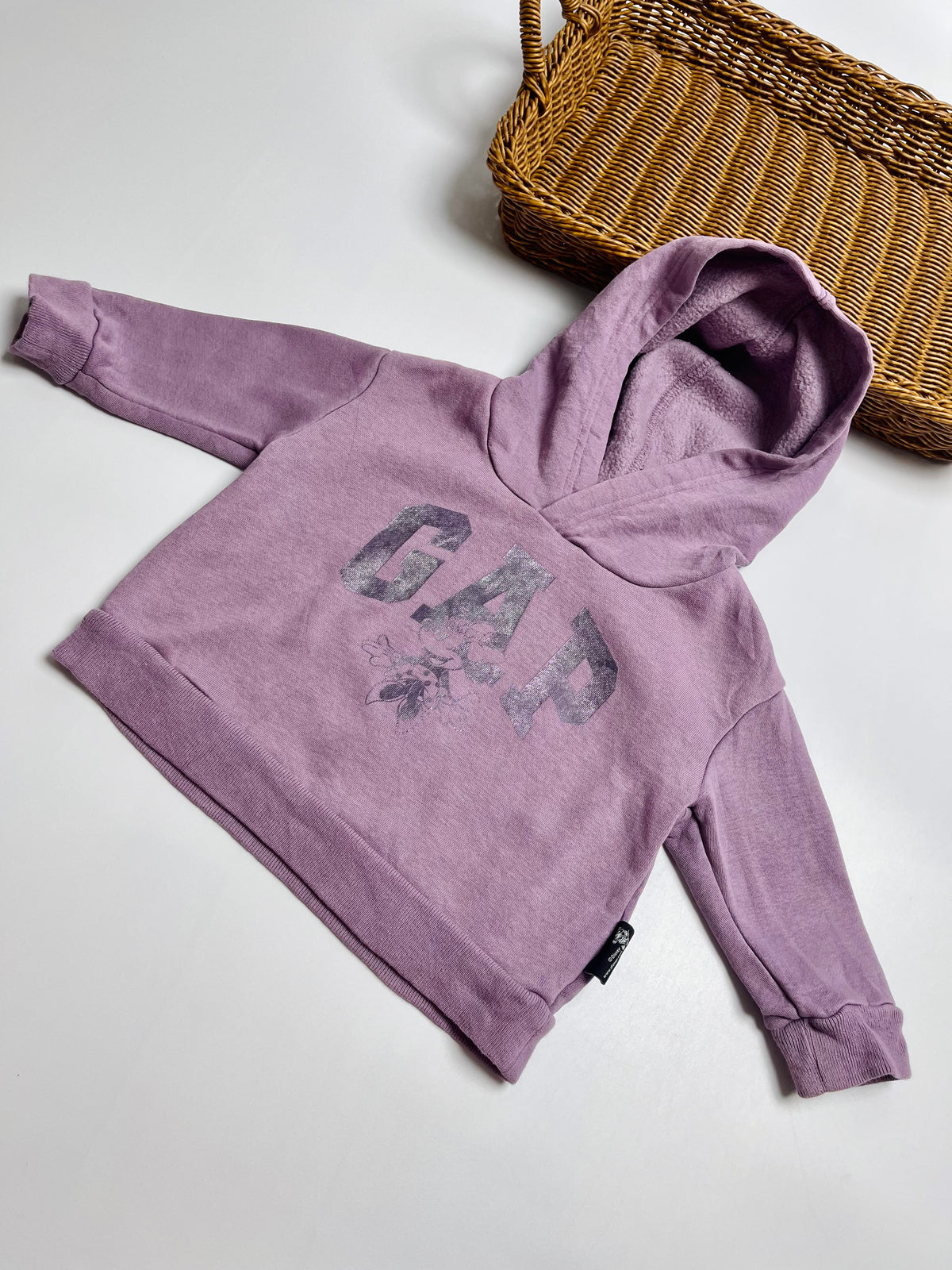 GAP Dusty Purple Graphic Hoodie