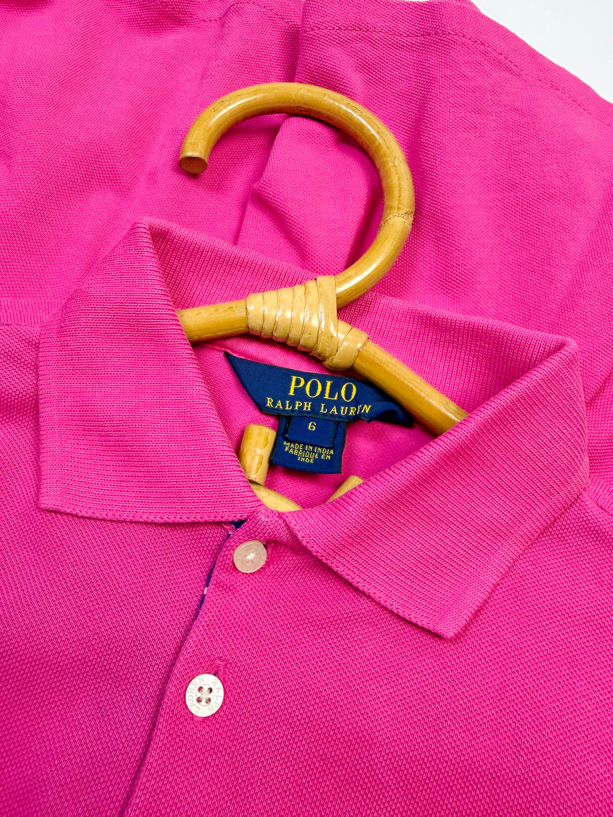 Ralph Lauren Hot Pink Long-Sleeve Polo Dress
