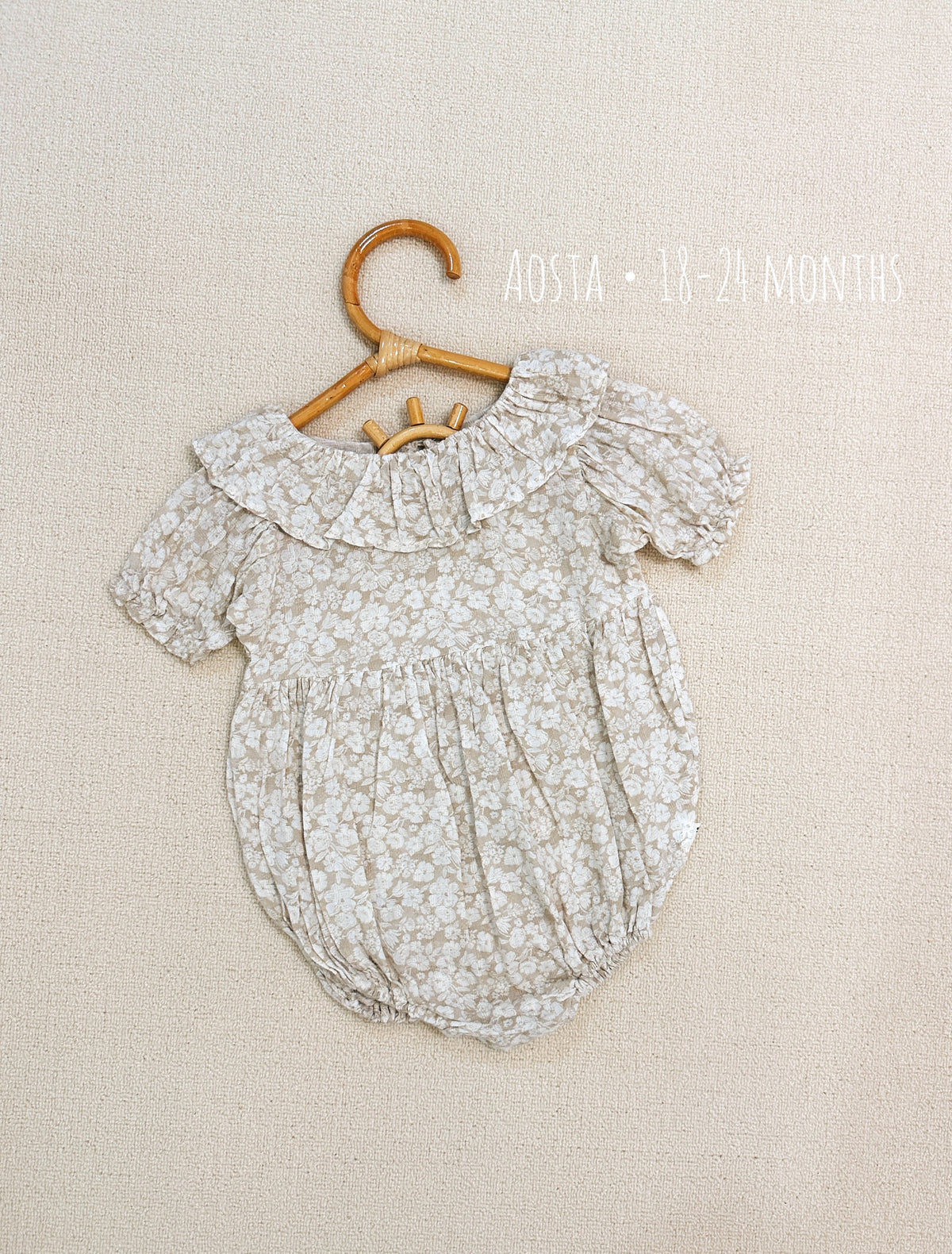 AOSTA Floral Ruffle Romper