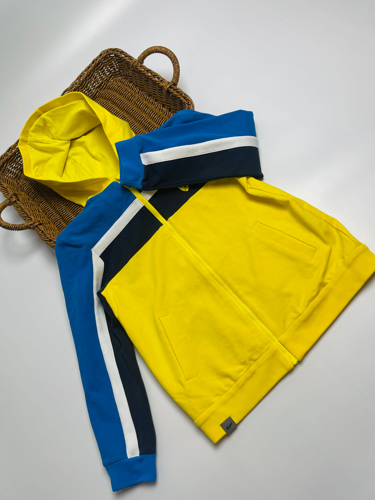 Scuderia Ferrari Colorblock Zip-Up Hoodie Jacket | Kids