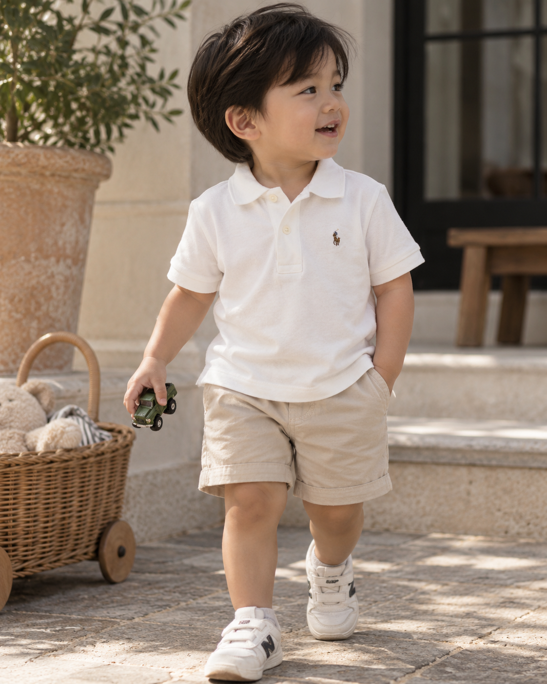 Polo Ralph Lauren Classic White Polo Shirt | Baby/Kids