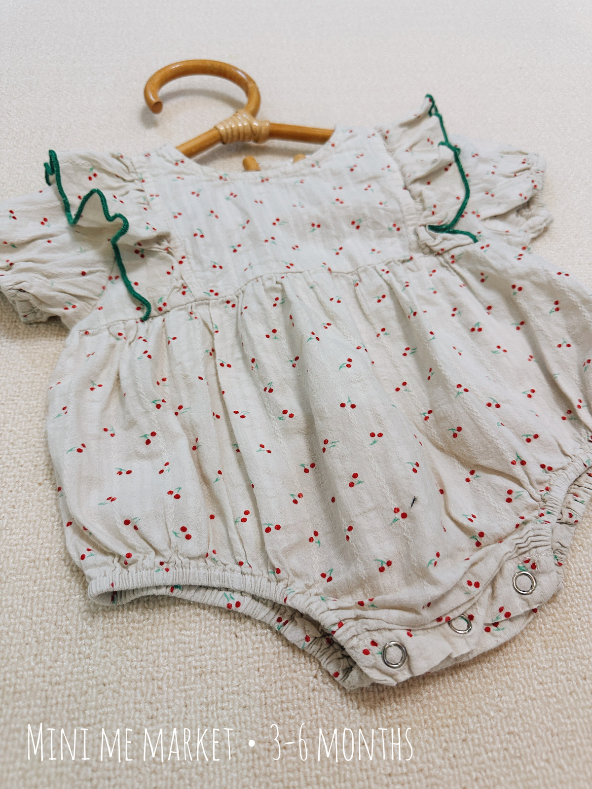 Cherry Ruffle Romper