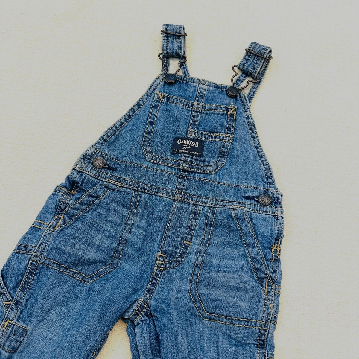 OshKosh B'gosh denim carpenter overalls