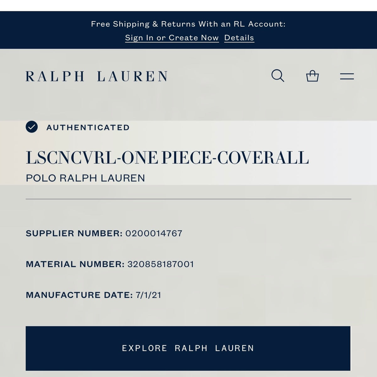 Ralph Lauren “p” varsity patch longsleeve