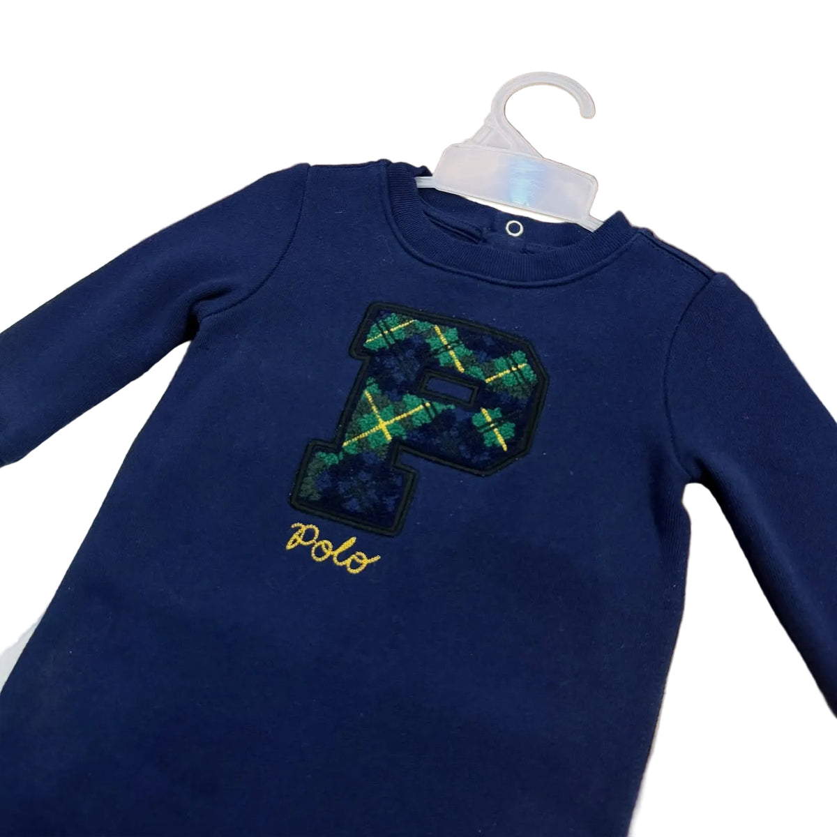 Ralph Lauren “p” varsity patch longsleeve
