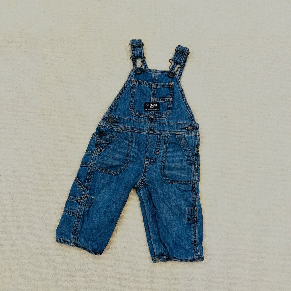 OshKosh B'gosh denim carpenter overalls