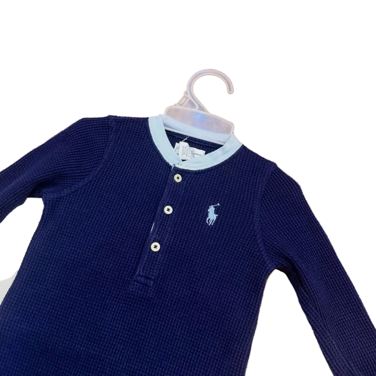 Ralph Lauren textured waffle-knit overall