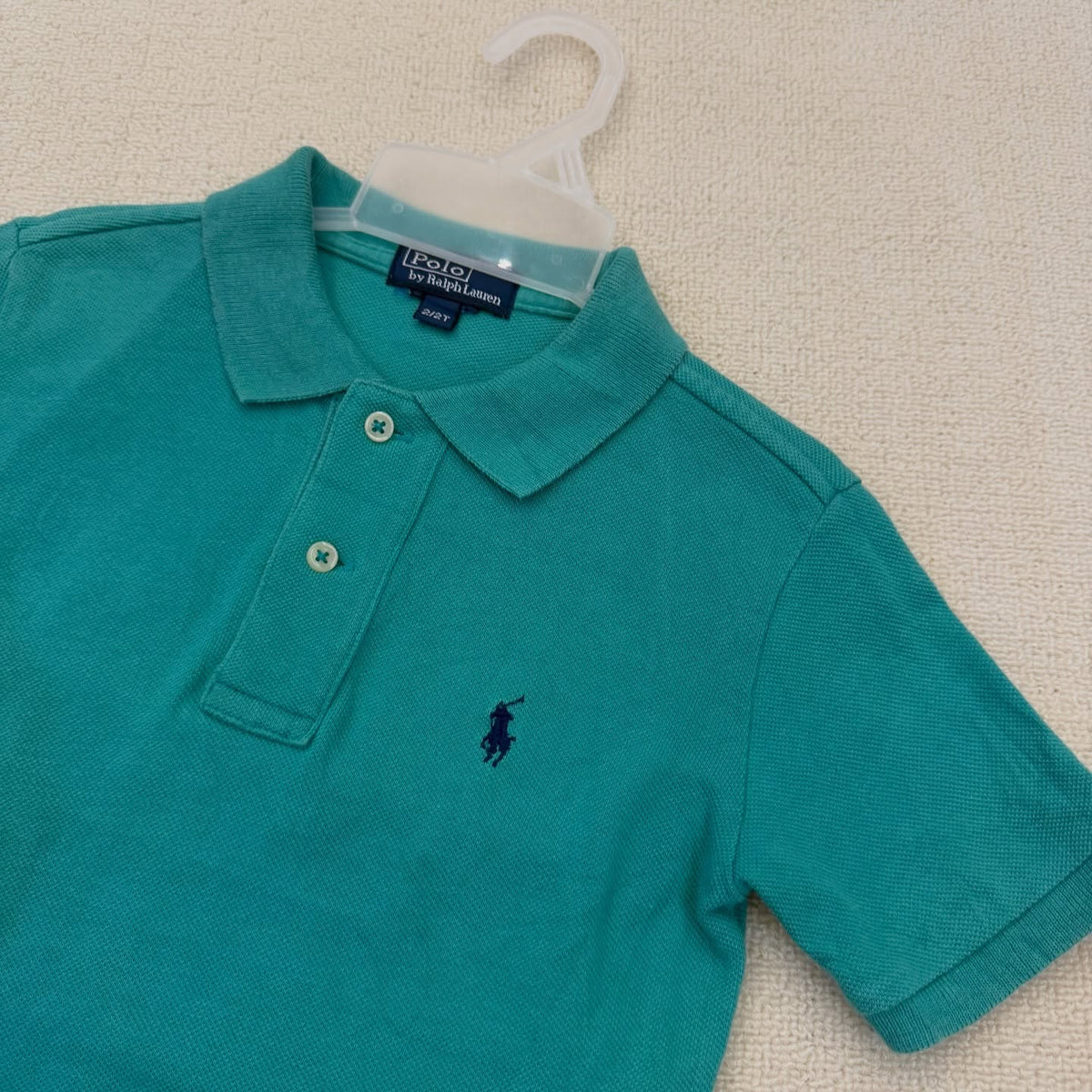 Ralph Lauren classic pique teal polo