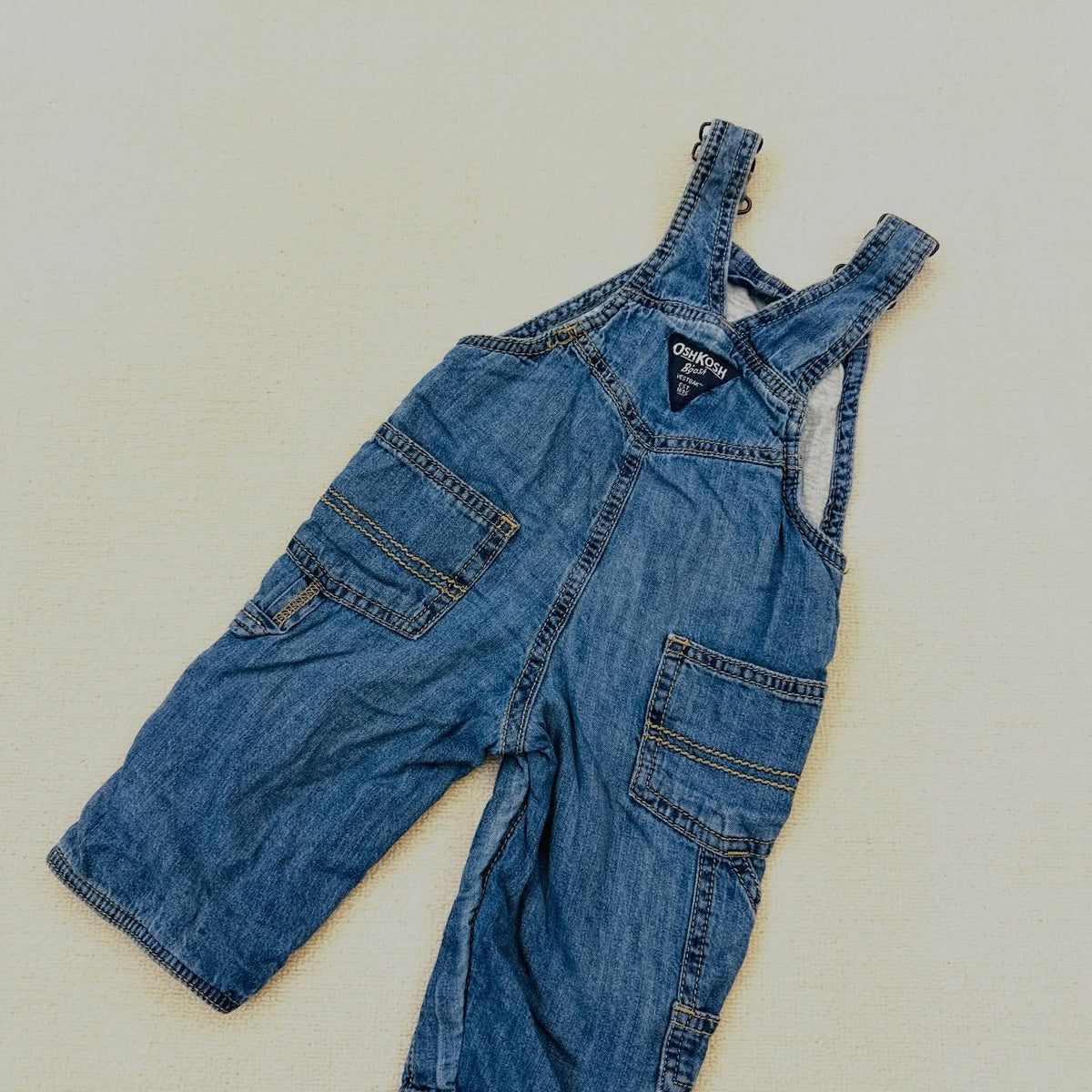 OshKosh B'gosh denim carpenter overalls