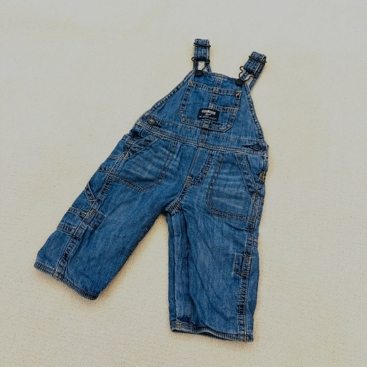 OshKosh B'gosh denim carpenter overalls