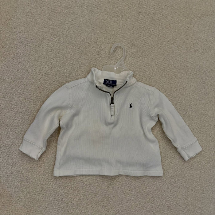 Ralph Lauren classic white quarter-zip