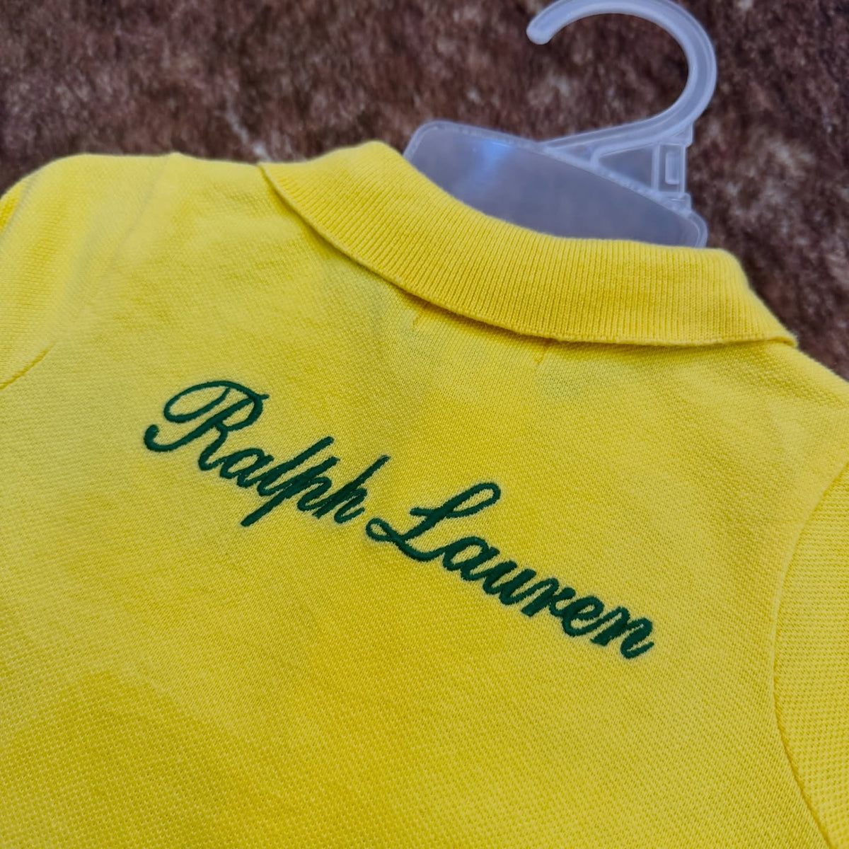 Ralph Lauren crested polo romper