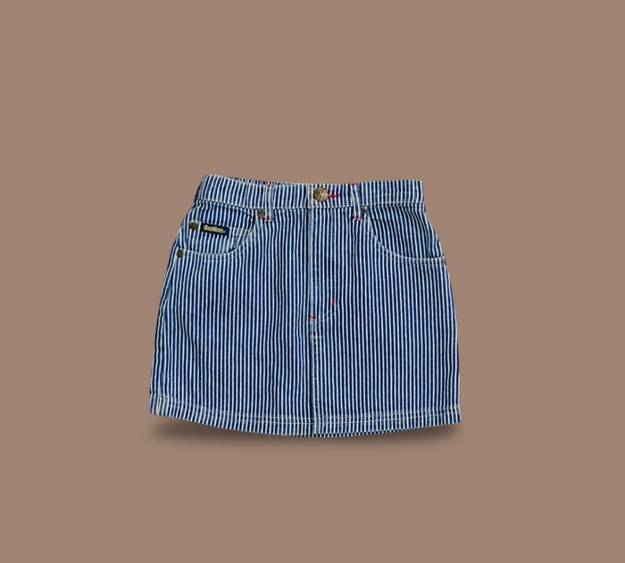 OshKosh B'gosh hickory stripe denim skirt