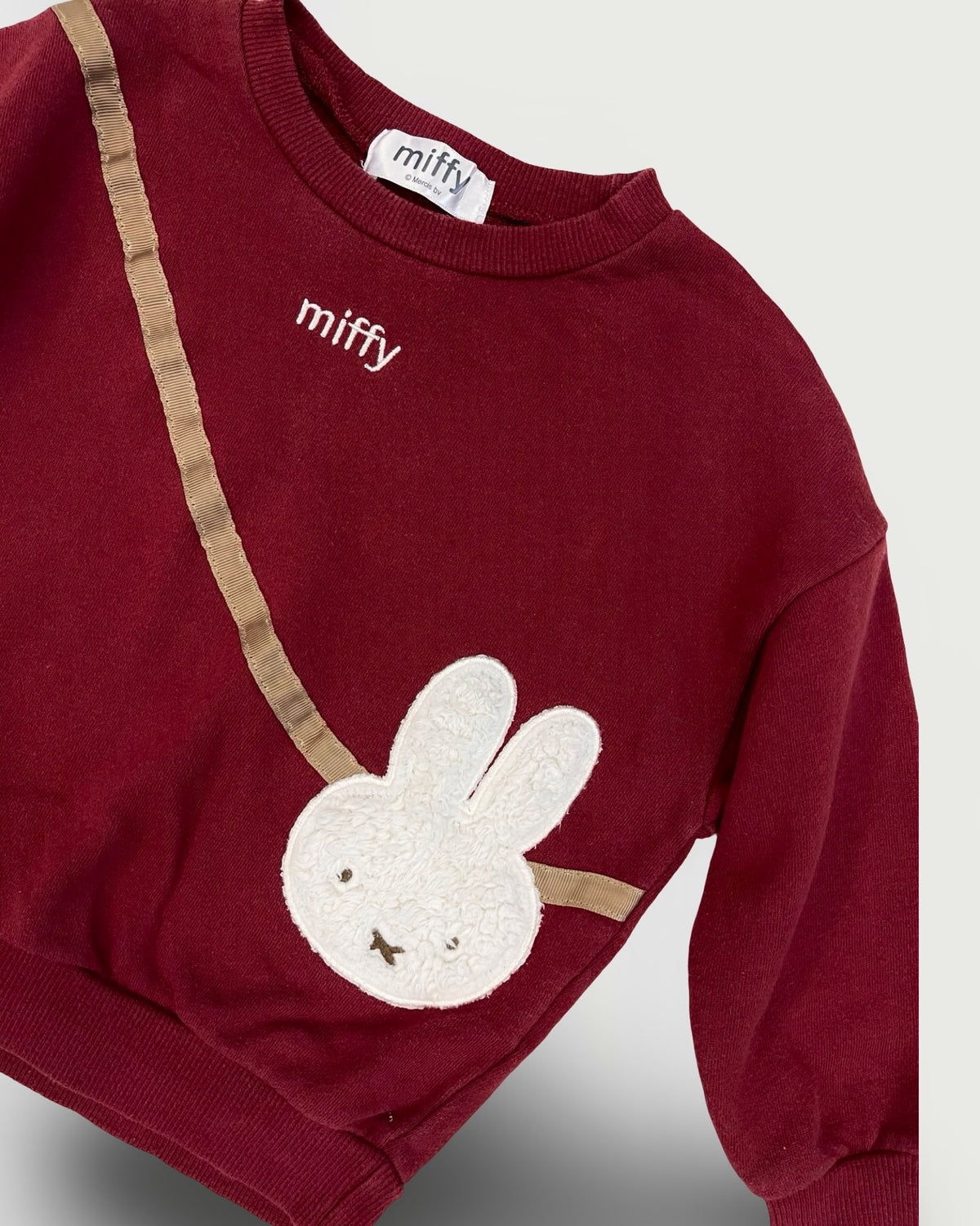 Miffy crossbody bag patch sweatshirt
