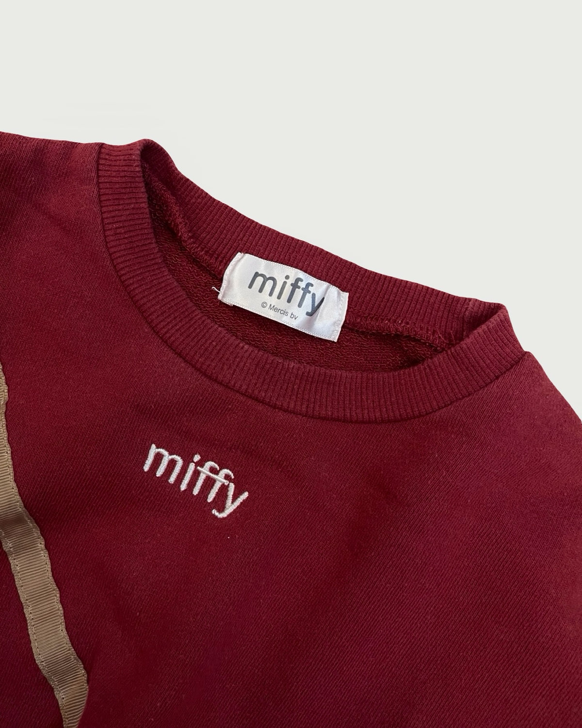 Miffy crossbody bag patch sweatshirt