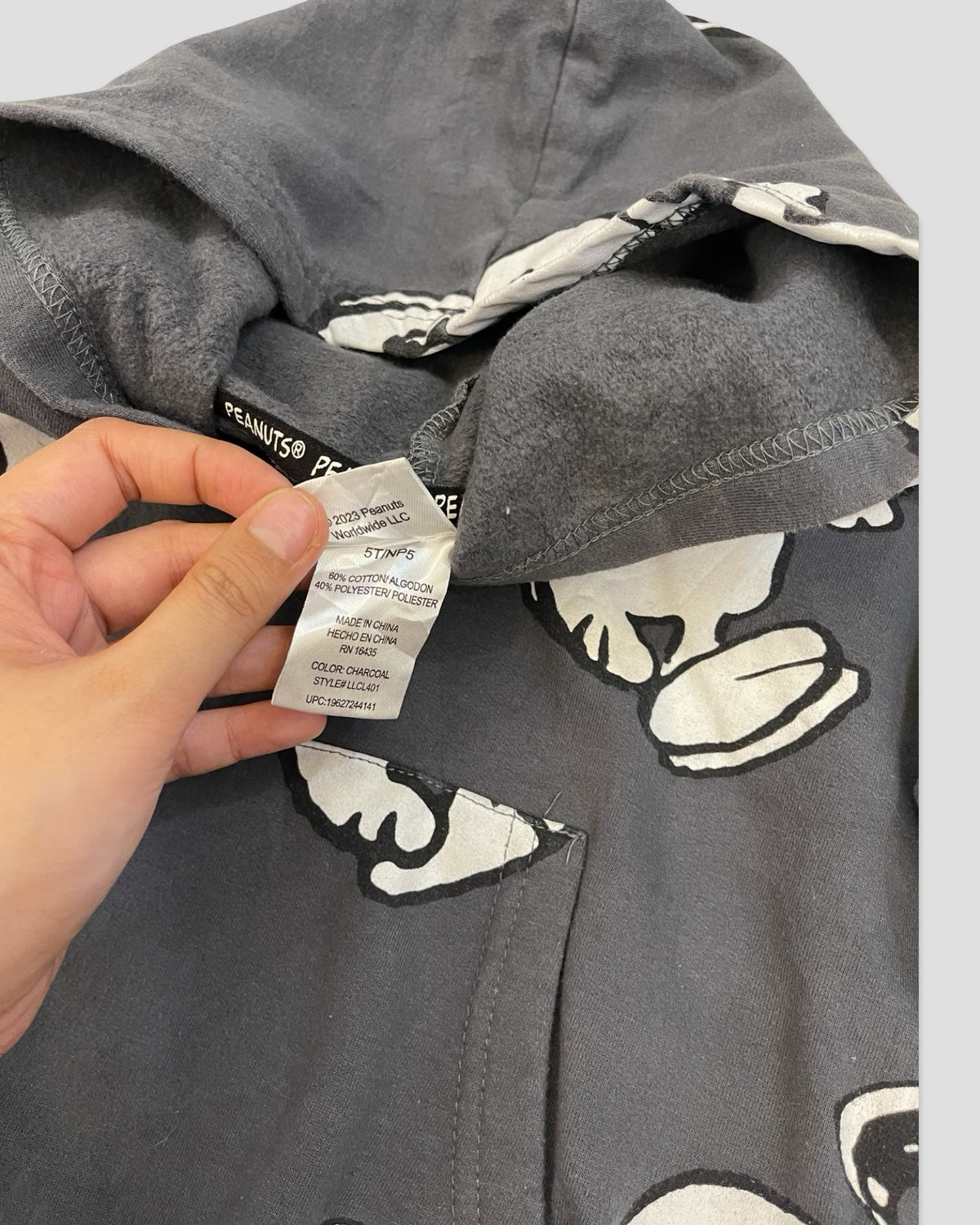 Snoopy all-over print hoodie