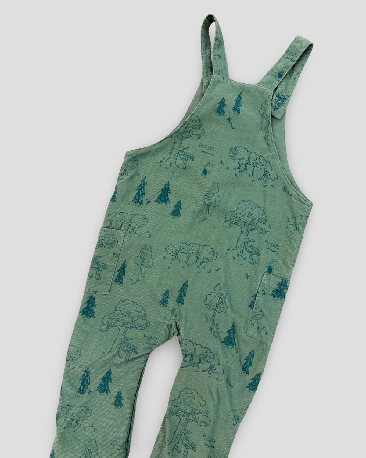 Marks & Spencer classic pooh forest corduroy overalls