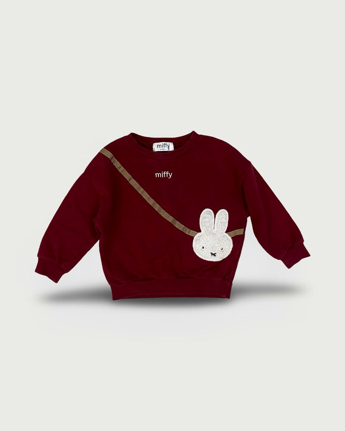 Miffy crossbody bag patch sweatshirt