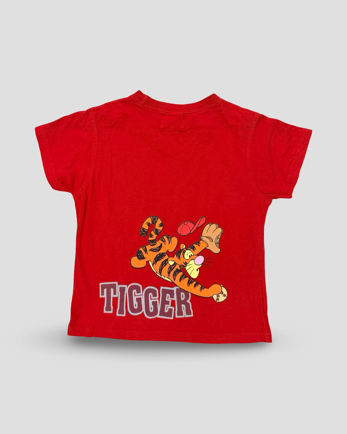 VINTAGE red winnie the pooh 100 acre slider tee