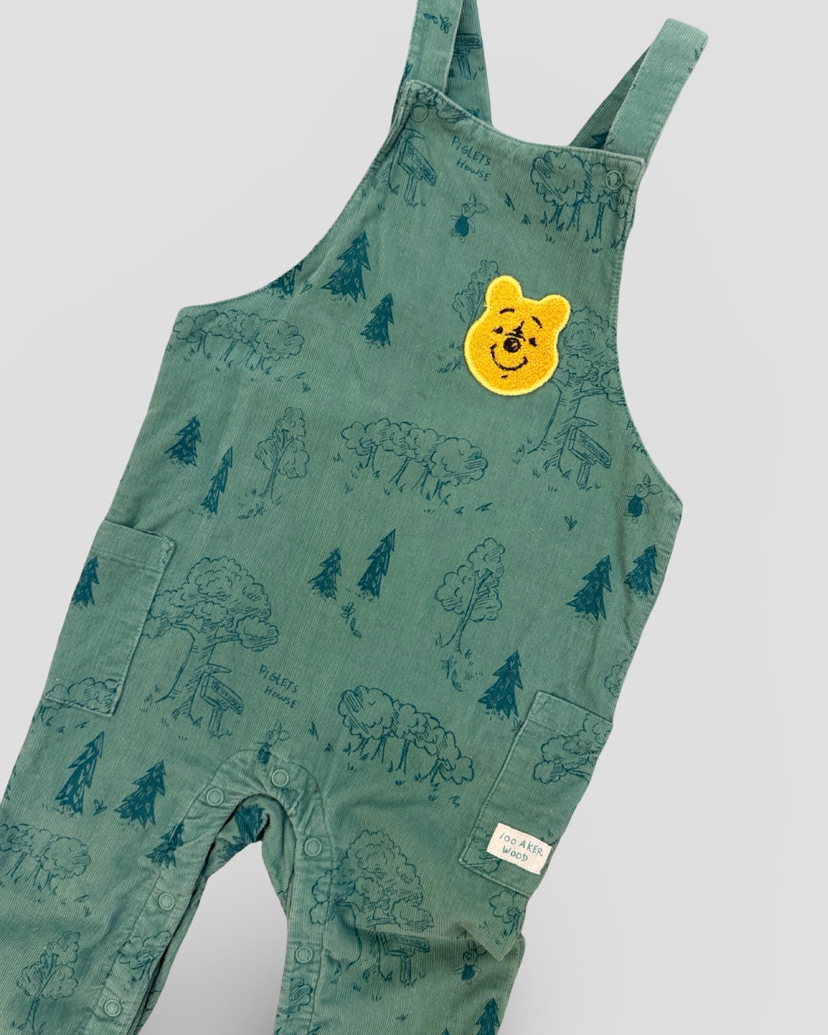 Marks & Spencer classic pooh forest corduroy overalls