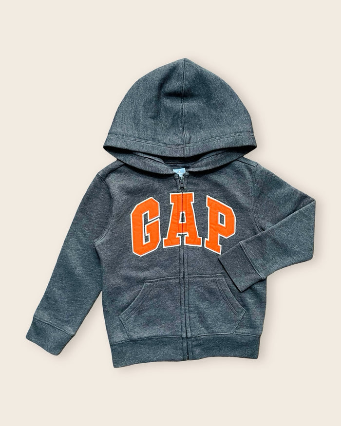 Gap zip-up logo hoodie