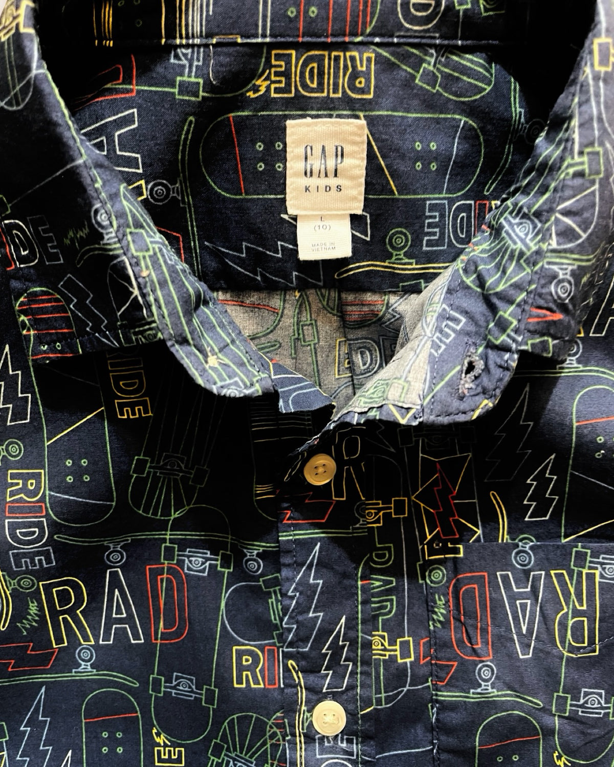 Gap skateboard button-down shirt
