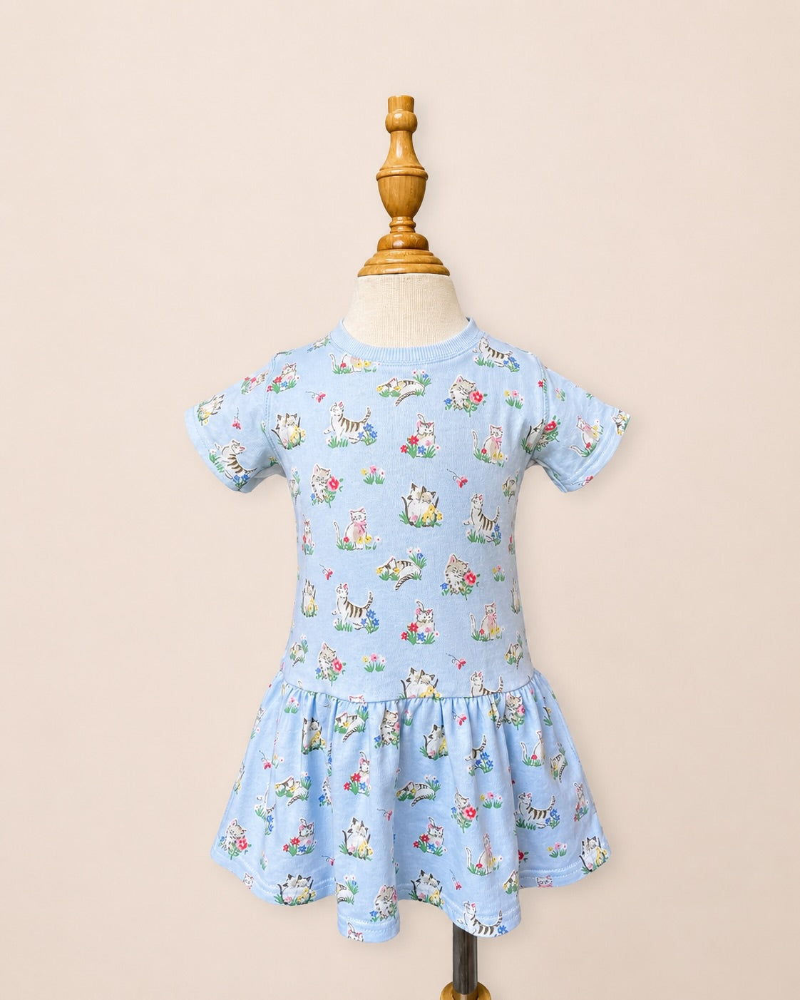 Tommy Hilfiger c• kidst•n authentic preloved sky blue kitten dress