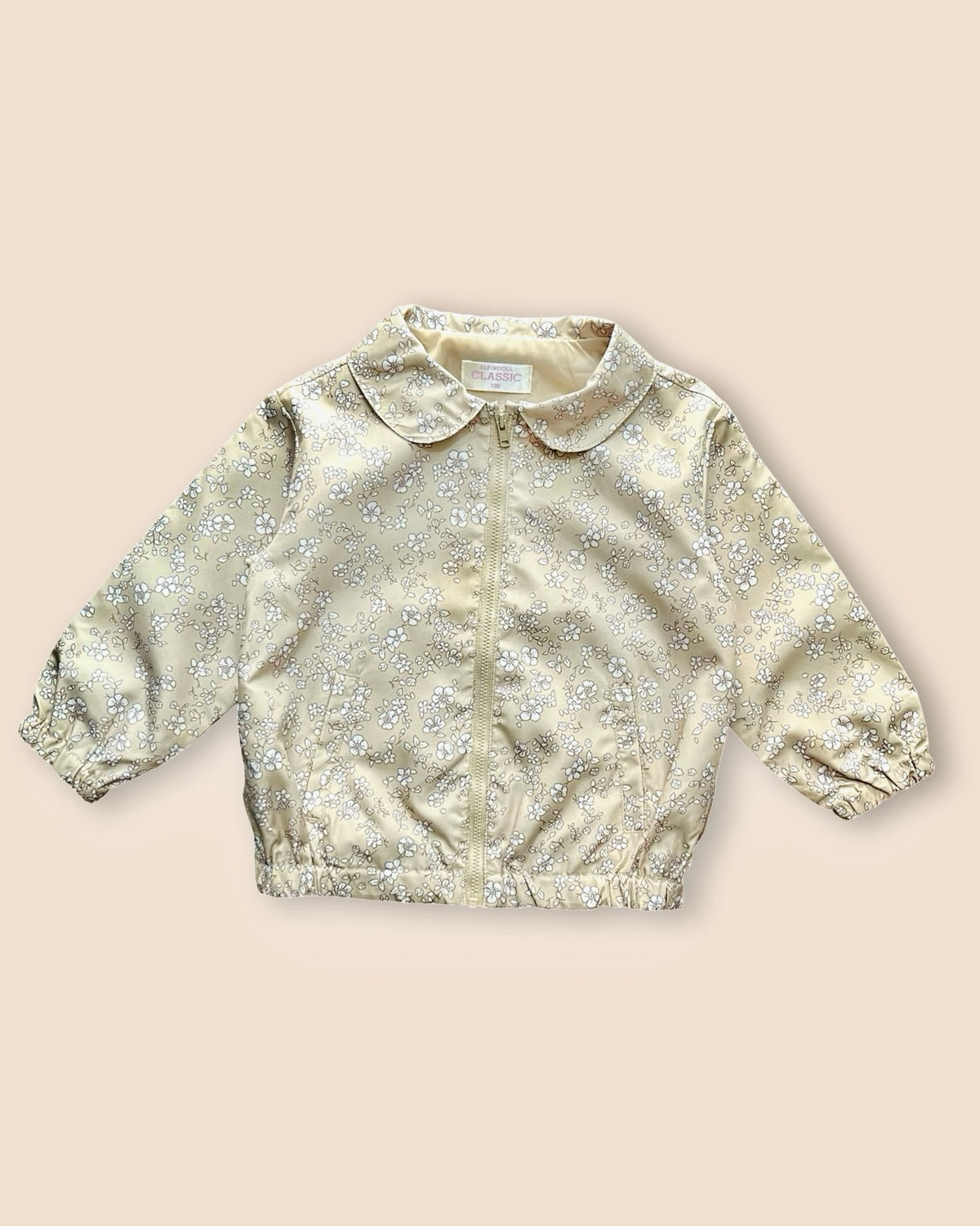Elfindoll classic floral windbreaker