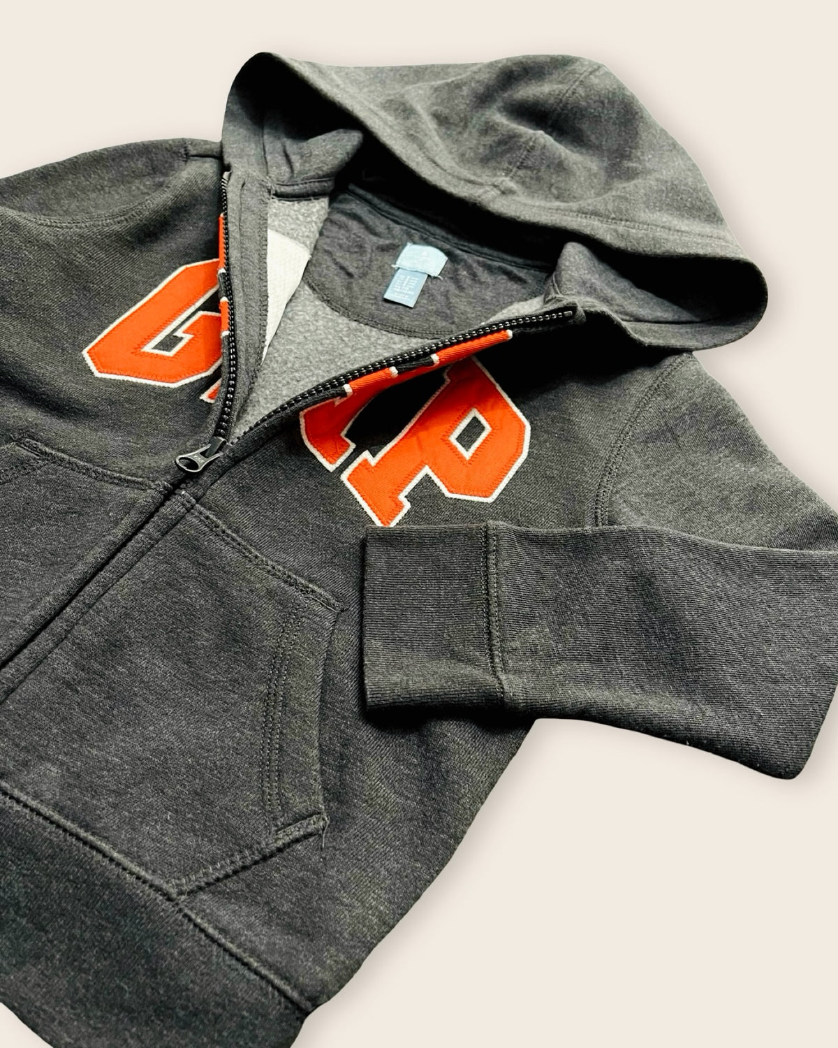 Gap zip-up logo hoodie