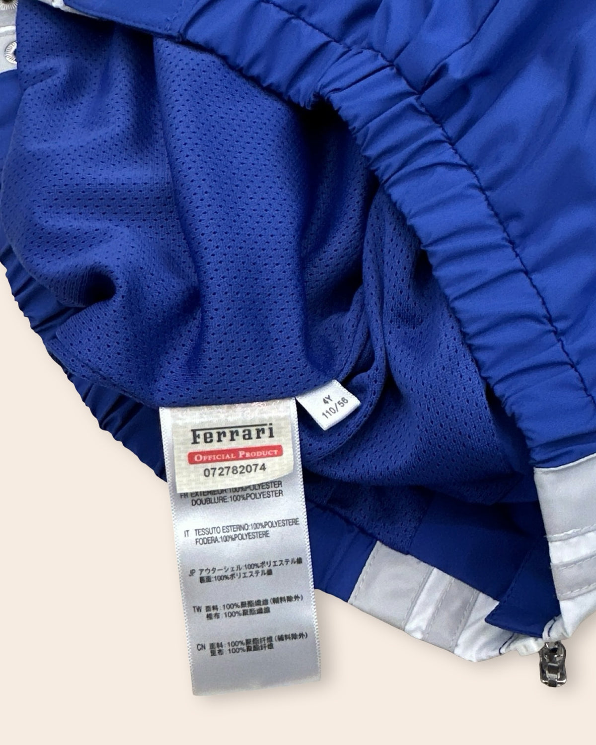 Ferrari high-neck windbreaker