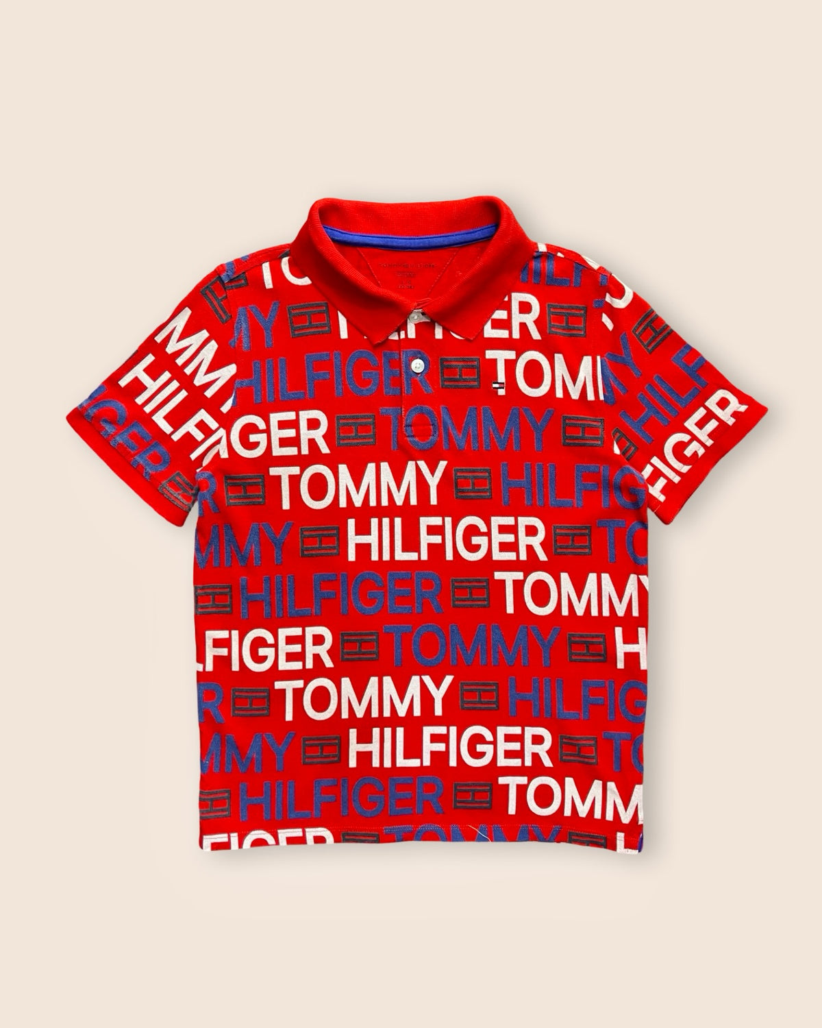 Tommy Hilfiger preloved logo polo shirt