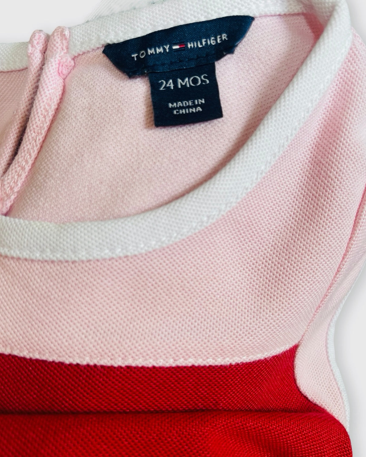 Tommy Hilfiger preloved color-block logo dress