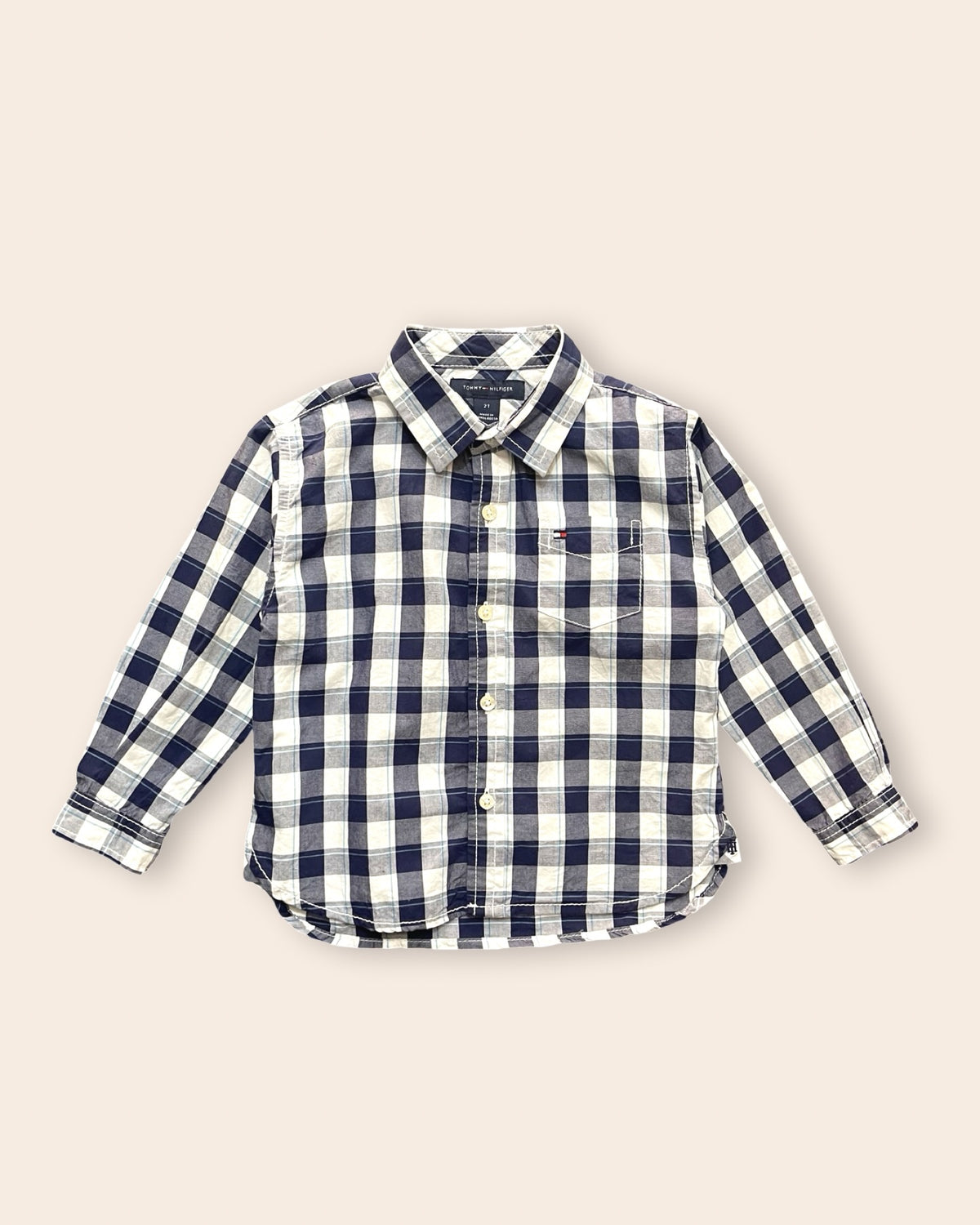 Tommy Hilfiger plaid long-sleeve shirt