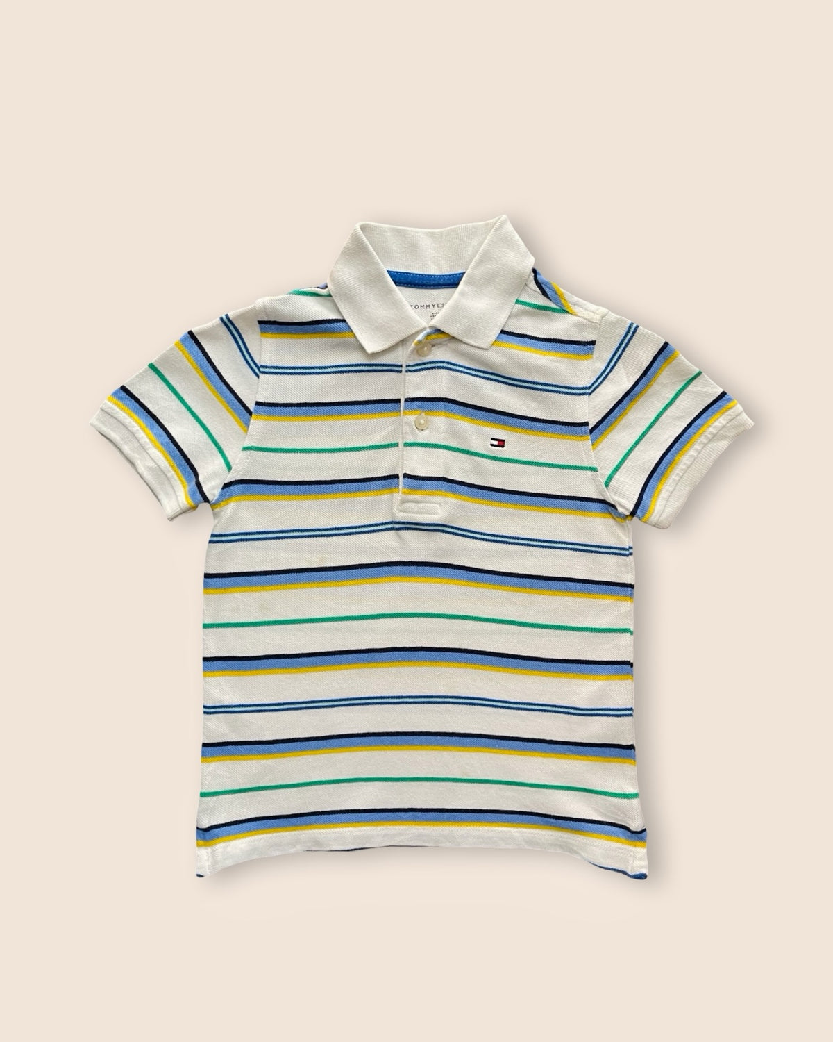 Tommy Hilfiger multi-colored striped polo shirt