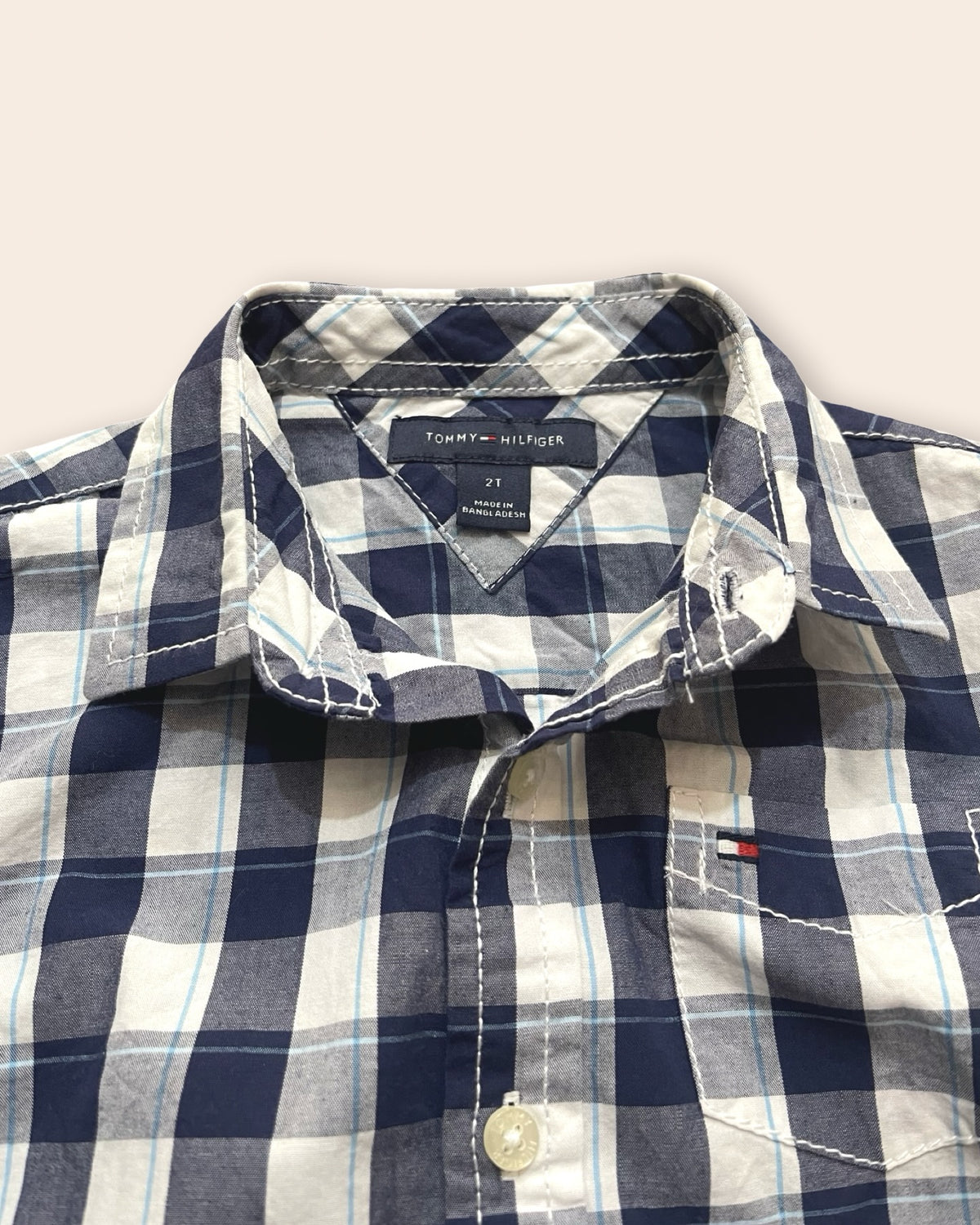 Tommy Hilfiger plaid long-sleeve shirt