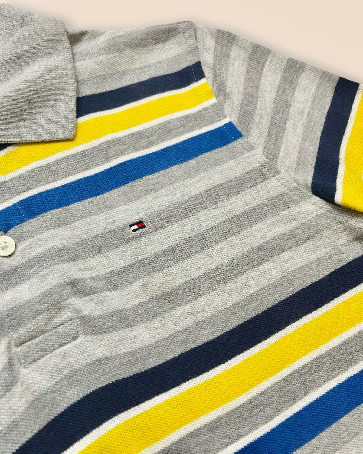 Tommy Hilfiger multi-stripe polo shirt