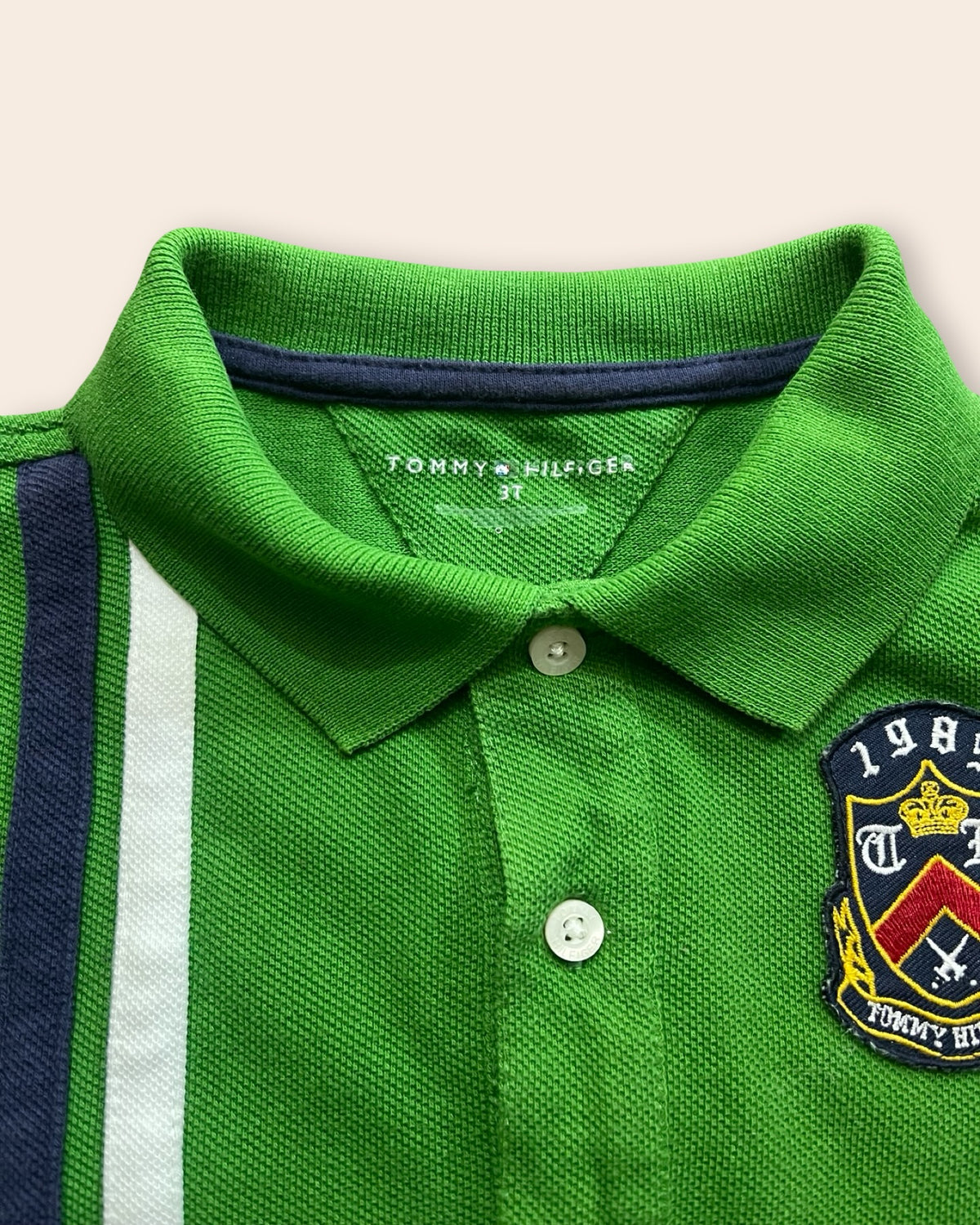 Tommy Hilfiger varsity graphic polo