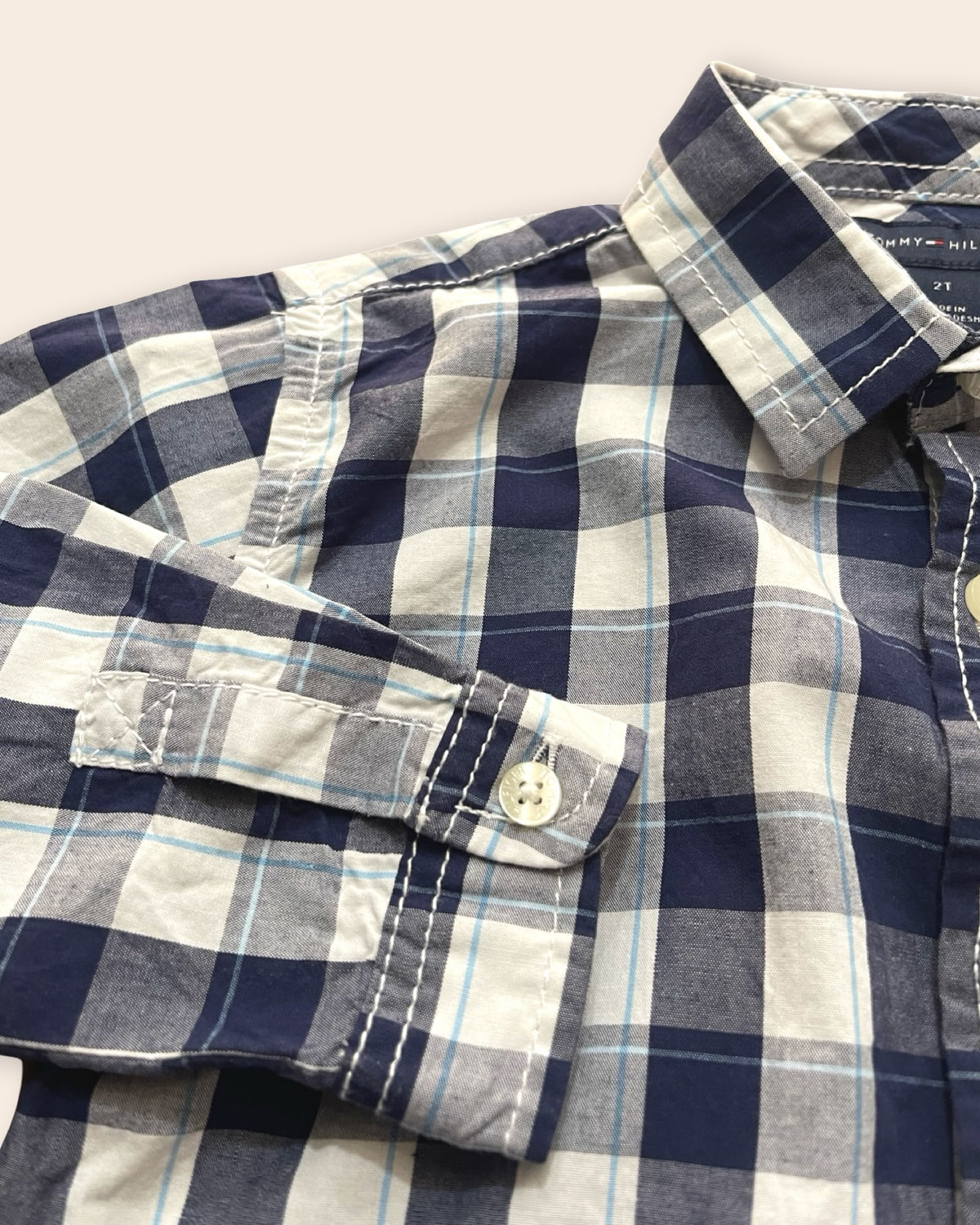 Tommy Hilfiger plaid long-sleeve shirt