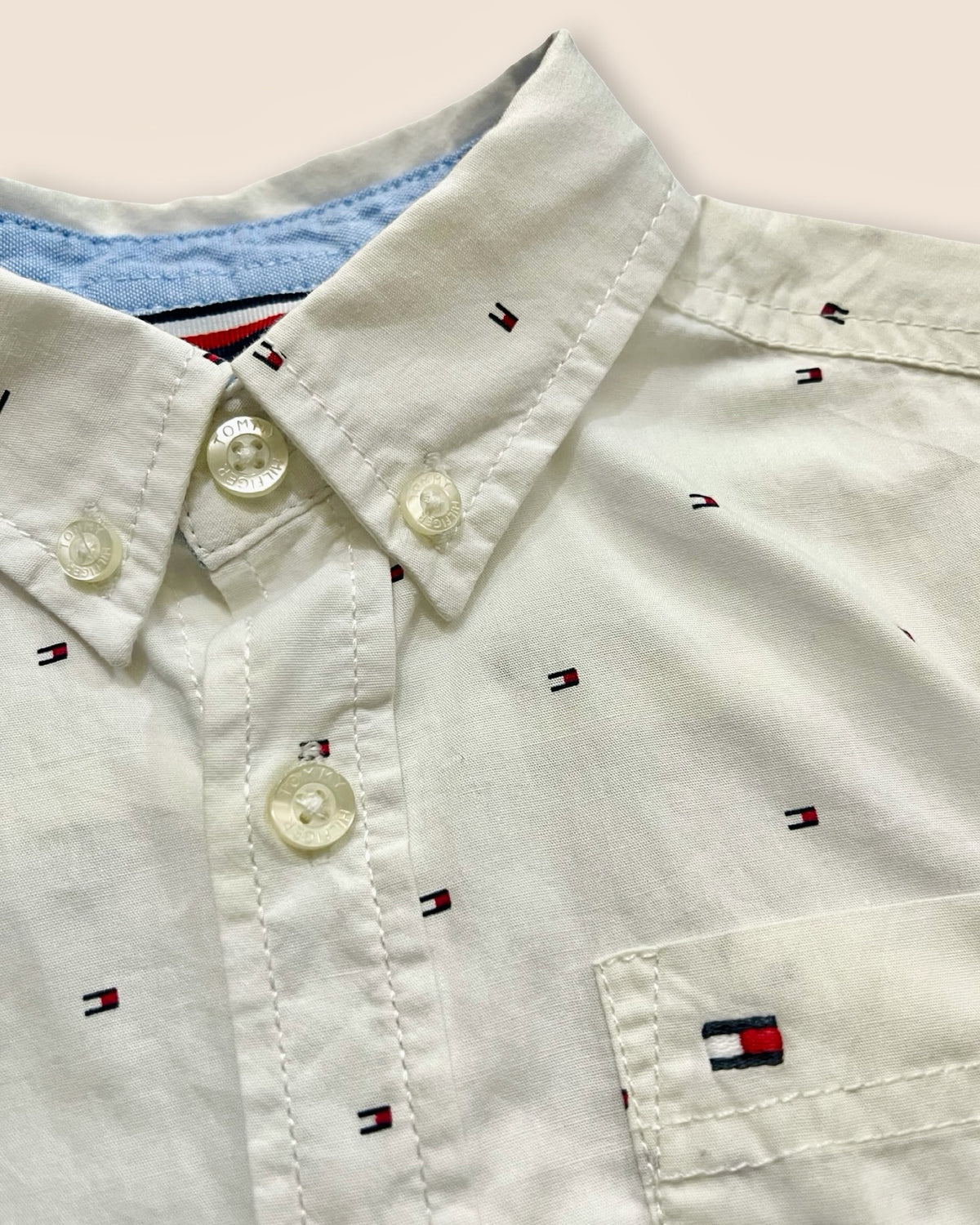 Tommy Hilfiger monogram button-down shirt