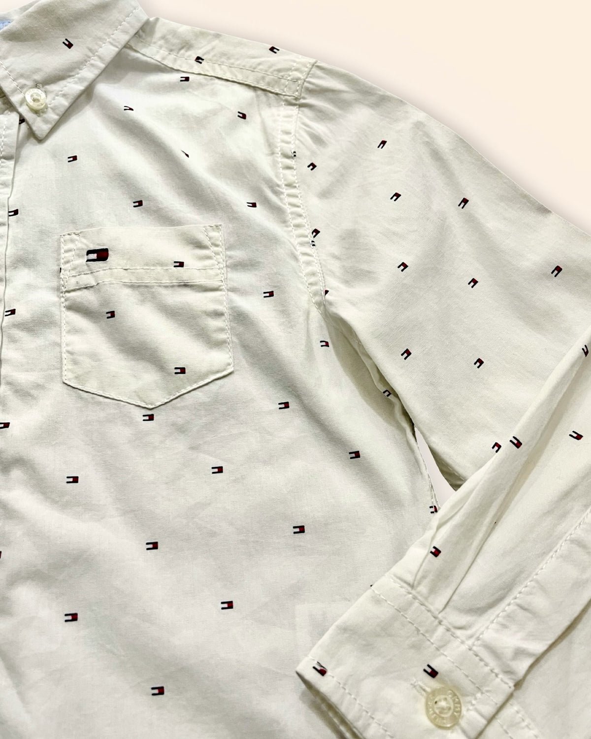 Tommy Hilfiger monogram button-down shirt