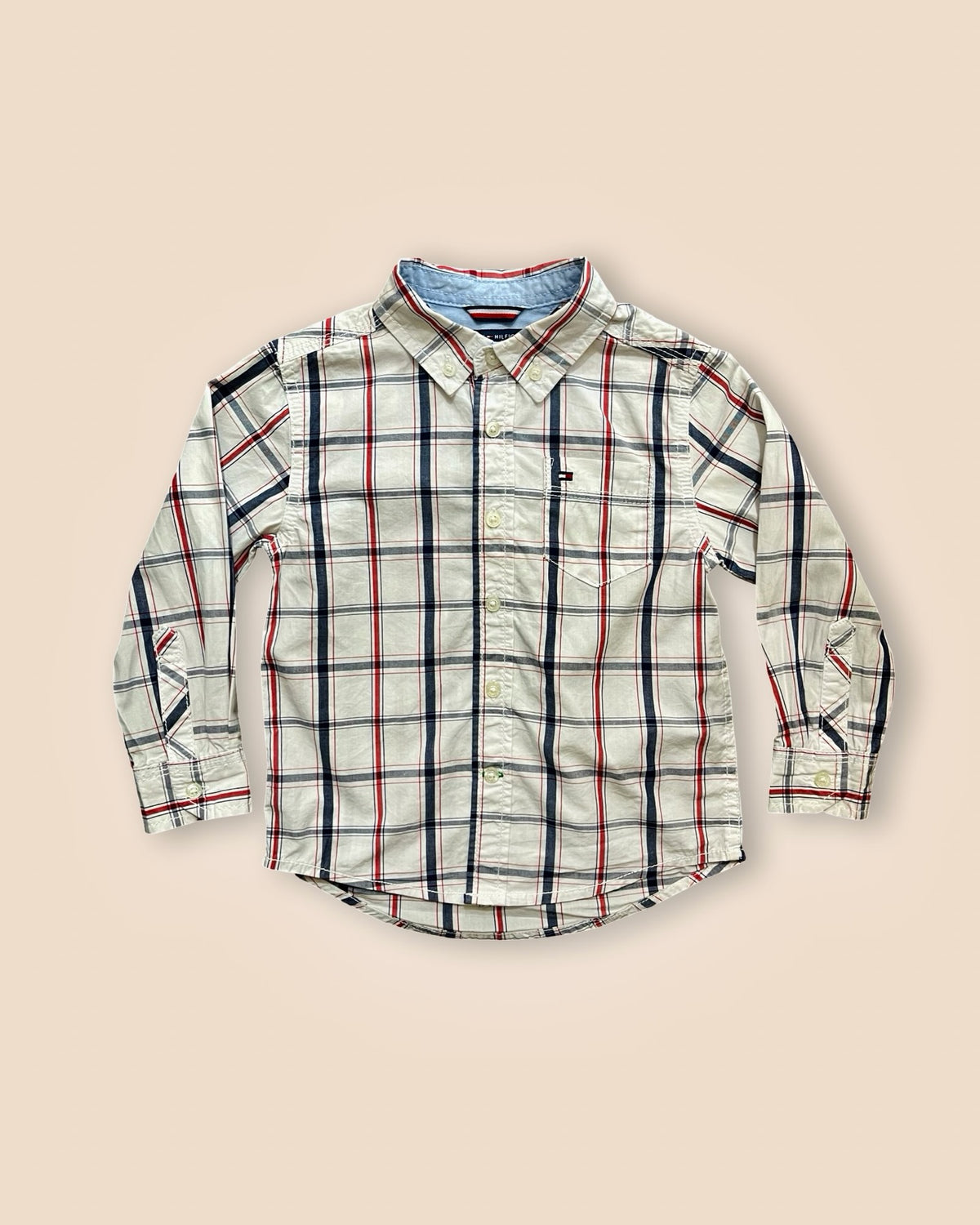 Tommy Hilfiger classic plaid button-down