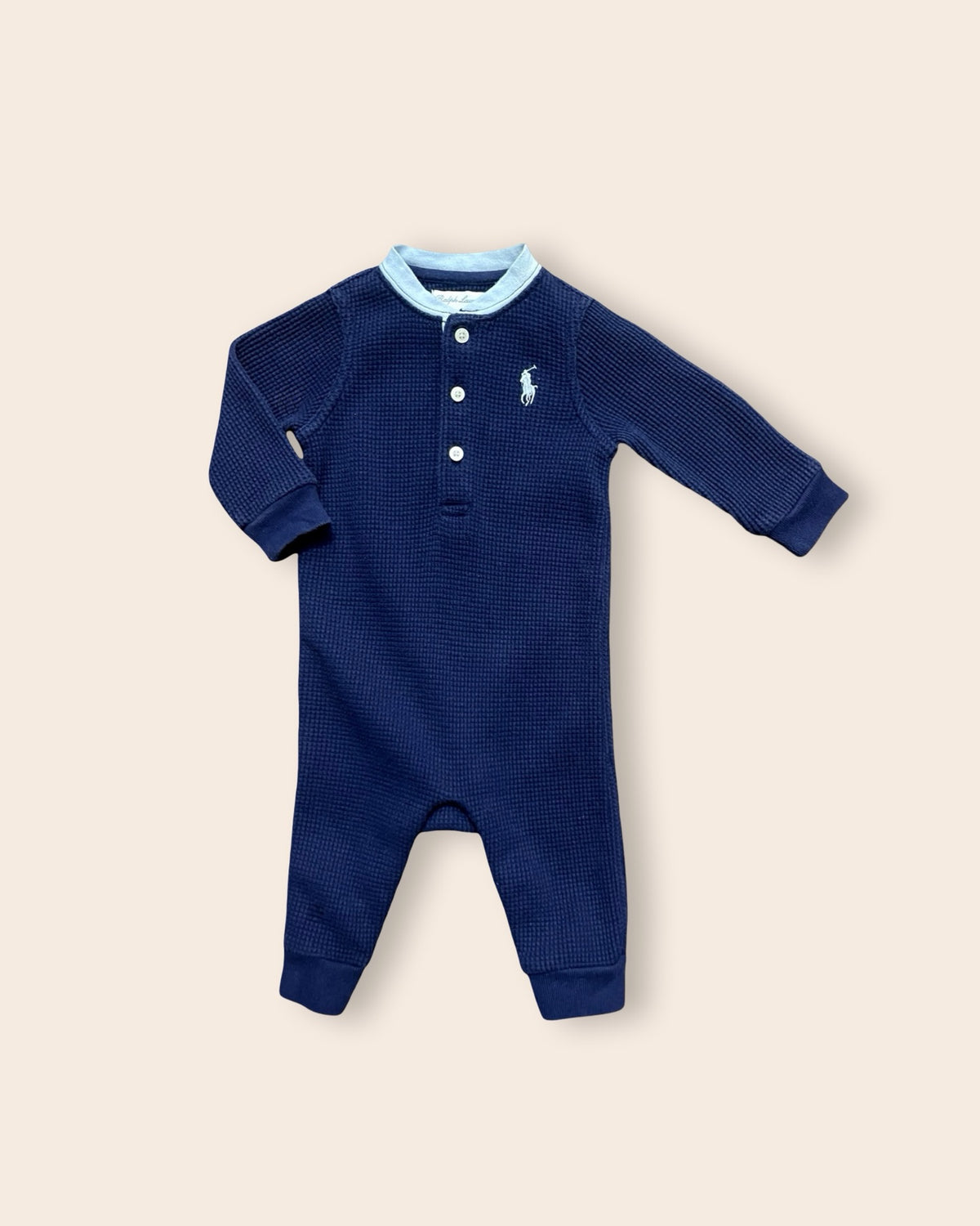 Ralph Lauren waffle knit romper