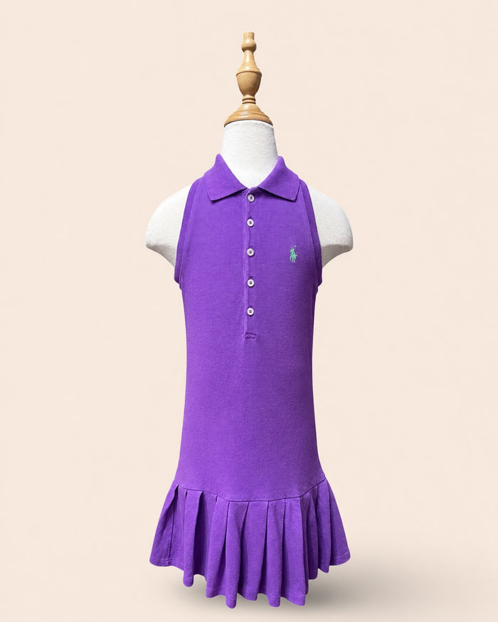 Sleeveless polo dress
