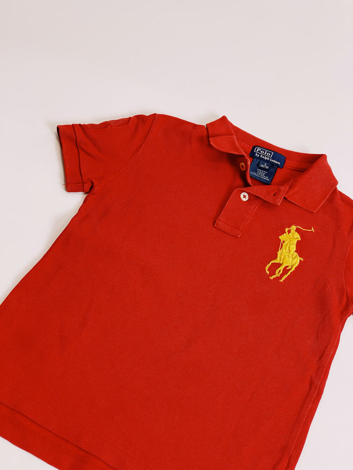 Polo shirt, red