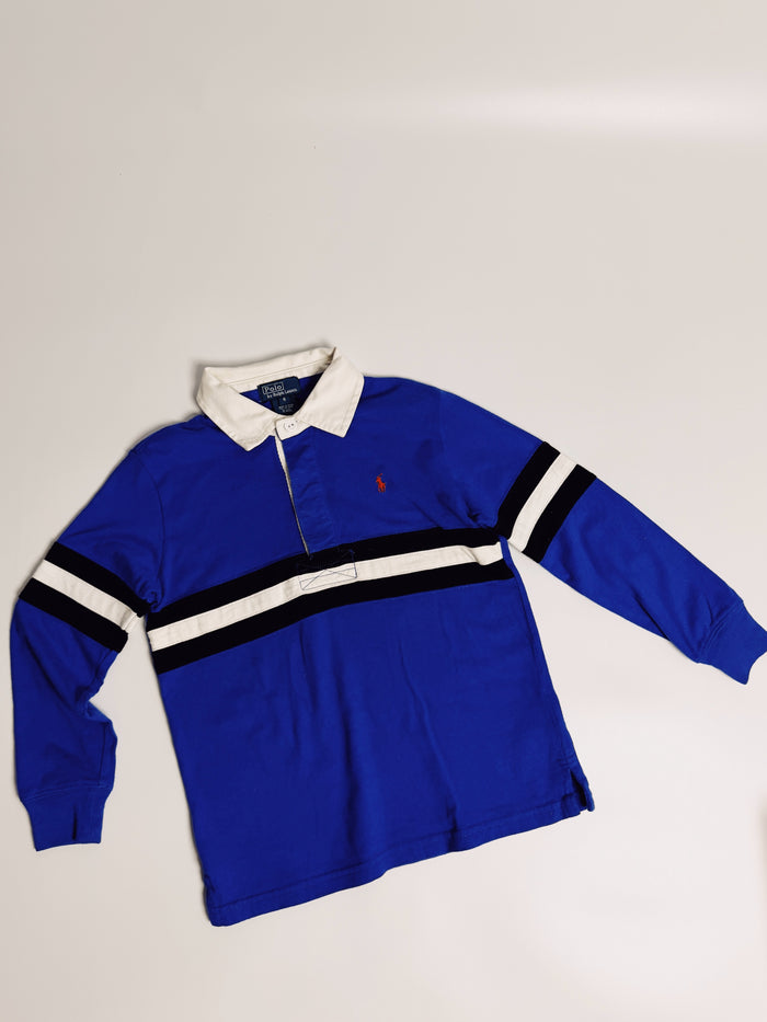 Rugby shirt, royal blue